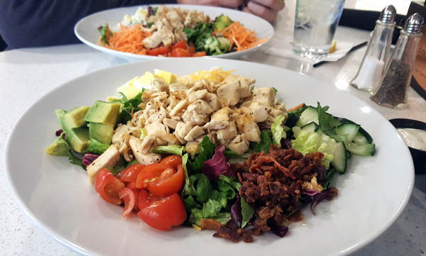 Low Carb Restaurant Meals - Cobb Salad at Hilton Garden Inn