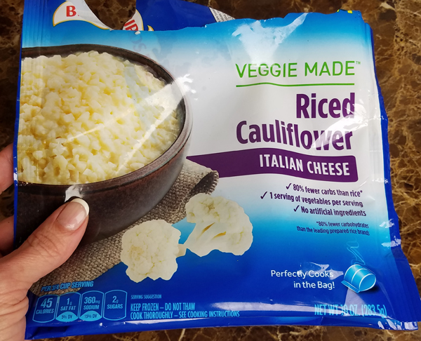 Cheesy Riced Cauliflower - Easy Low Carb Sides