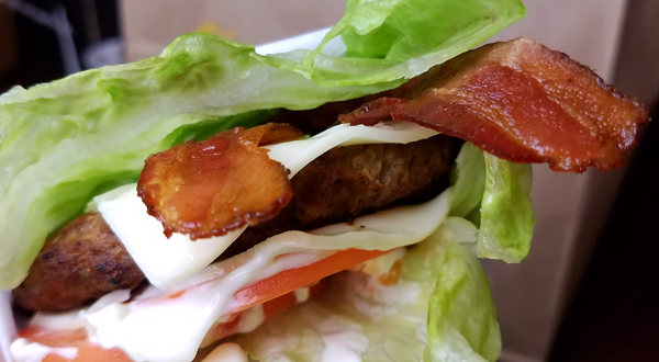Keto Burger - Hardee's Low Carb Thickburger in Lettuce Wrap