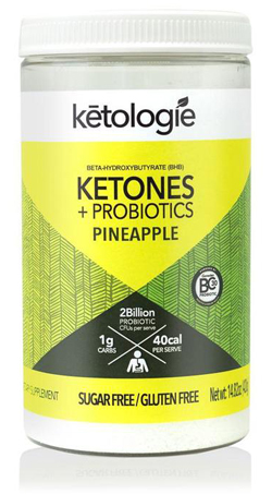 Ketologie Pineapple Probiotics Exogenous Ketone Supplement