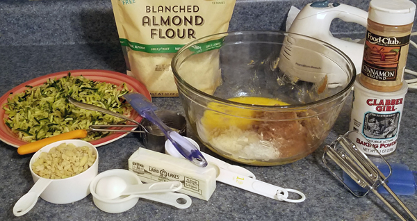 Low Carb Zucchini Nut Bread - Keto Recipe
