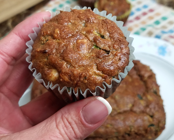 Low Carb Zucchini Nut Muffins - Keto Meal Prep (Vegetarian Friendly)
