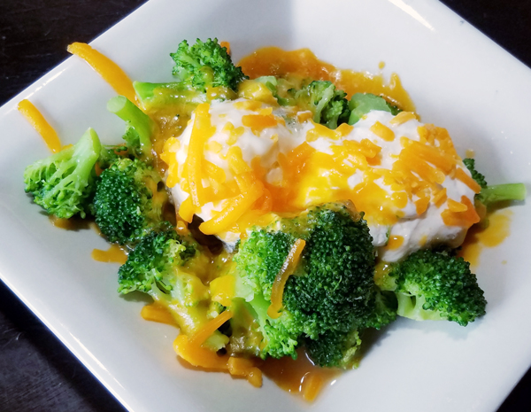 Keto Restaurant Sides - Loaded Broccoli - LCHF Vegetable Sides