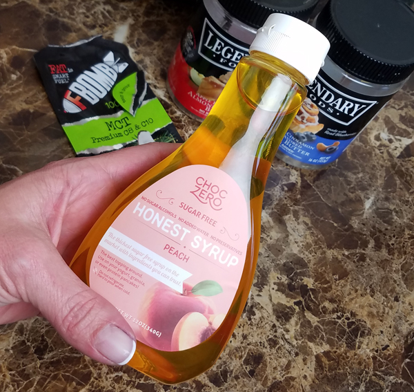 Low Carb Peach Syrup for Keto Recipes