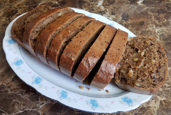 Keto Baking - Low Carb Banana Nut Bread Recipe