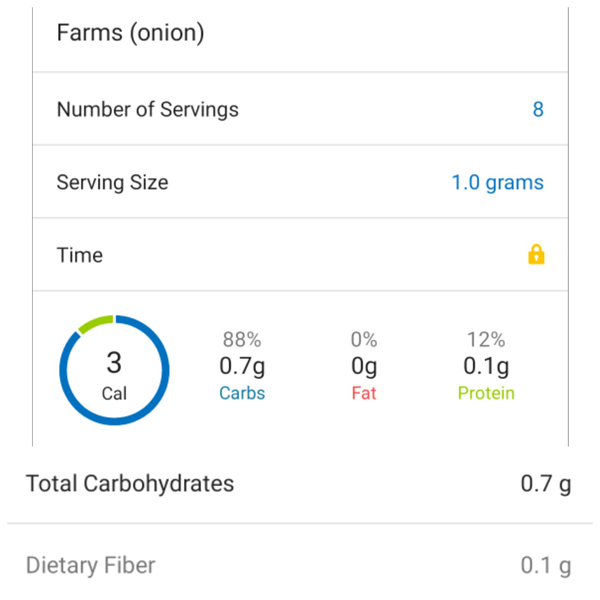 Onion Nutrition Facts for Keto Recipes