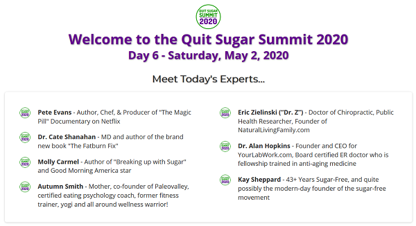 Quit Sugar Summit Day 6