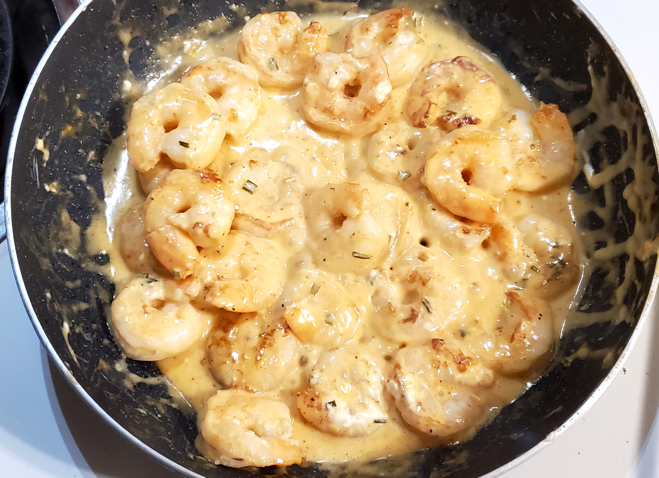 Keto Spicy Cream Sauce for Seafood