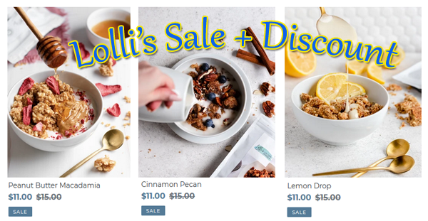 Lolli's Cookie Clusters Sale