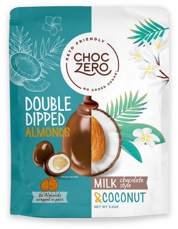 ChocZero Keto Double Dipped Almonds