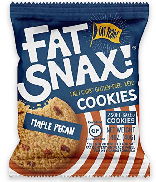FatSnax Keto Maple Pecan Cookies
