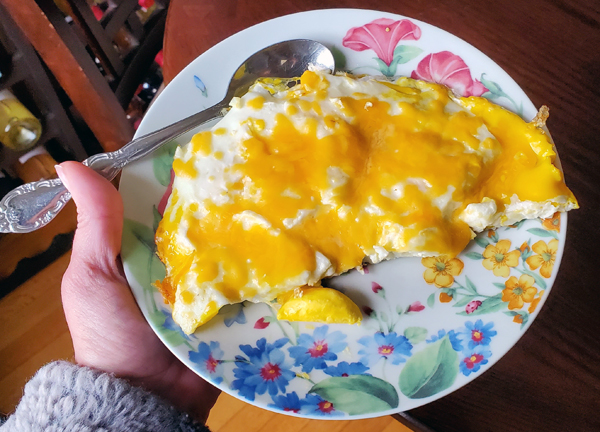 Keto Meals Cheesy Fried Eggs