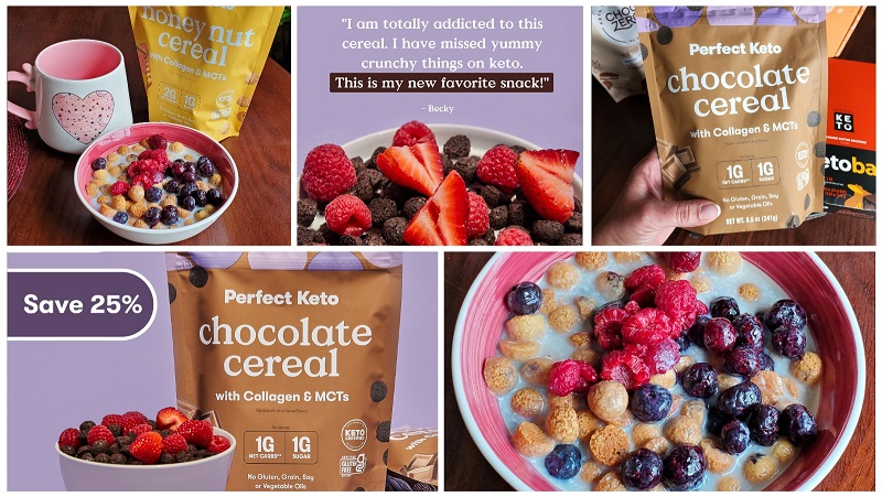 Perfect Keto Chocolate Cereal