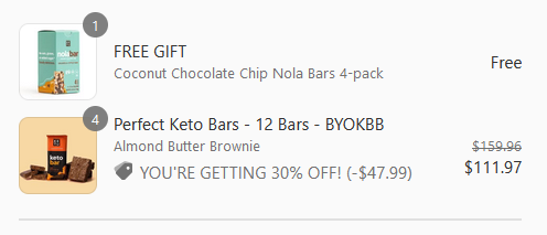 Best Deal on Perfect Keto Bars
